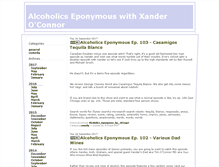 Tablet Screenshot of alcoholicseponymous.com